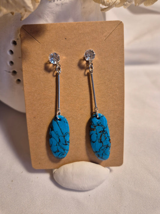 Boucle d'oreille 6,5cm