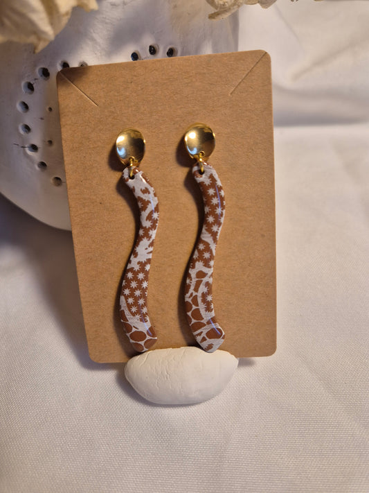 Boucle d'oreille 6,5cm