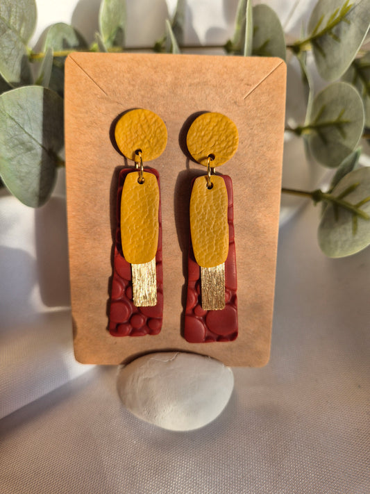 Boucle d'oreille 6cm