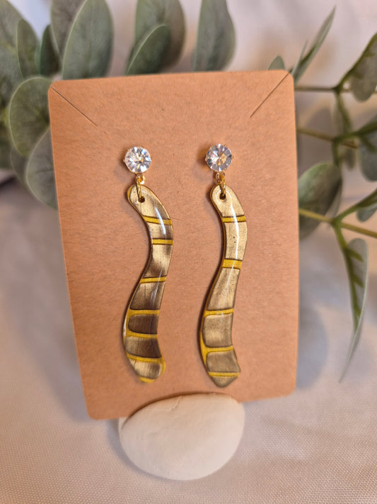 Boucle d'oreille 6cm