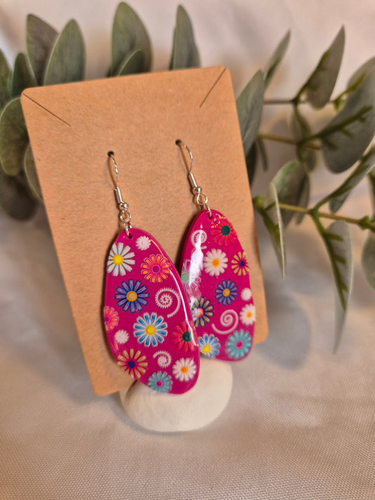 Boucle d'oreille 7cm