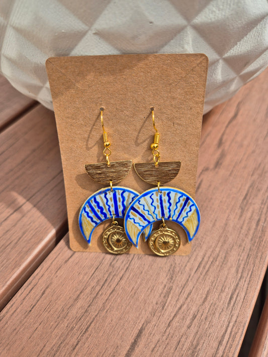 Boucle d'oreille 6,5cm