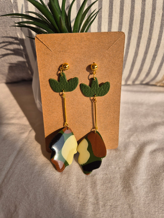 Boucle d'oreille 8cm