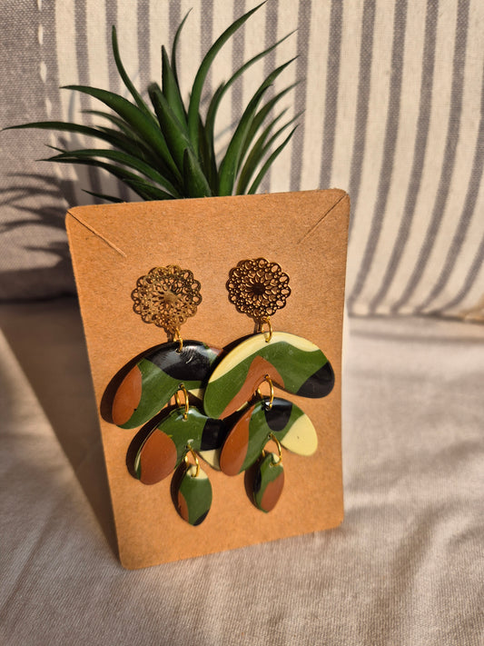 Boucle d'oreille 6,5cm