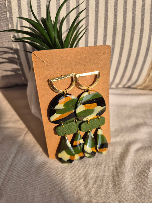 Boucle d'oreille 7,5cm