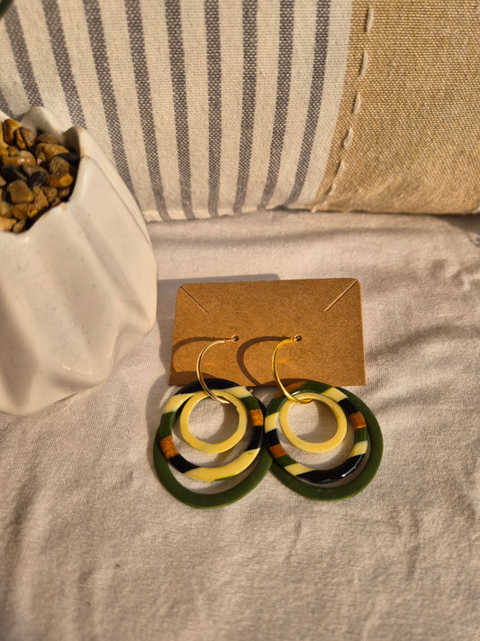 Boucle d'oreille 4,5cm