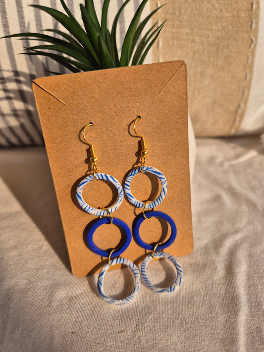 Boucle d'oreille 8cm