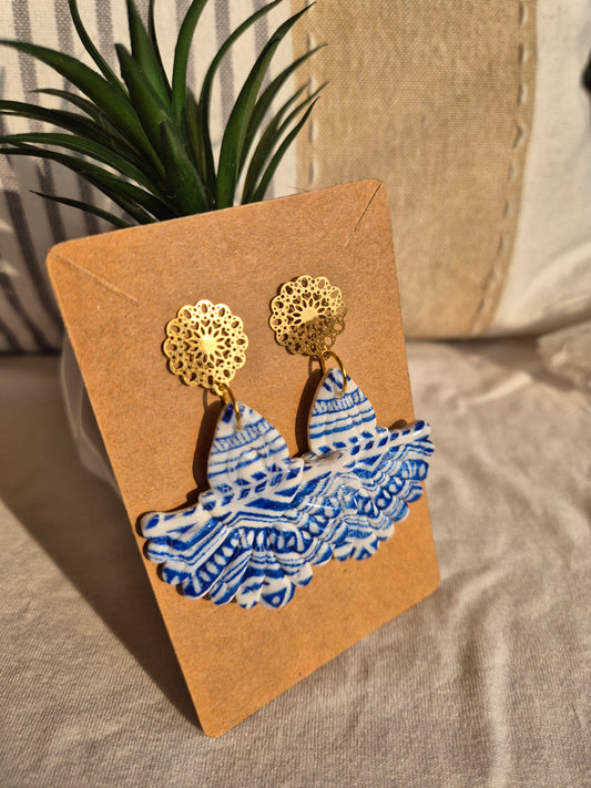 Boucle d'oreille 5,5cm