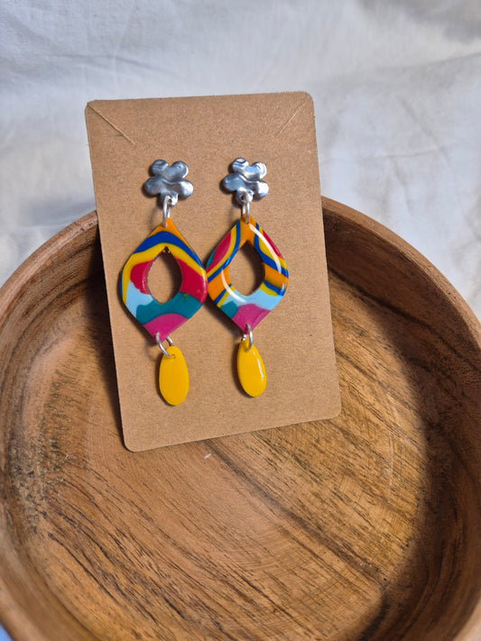 Boucle d'oreille 6,5cm