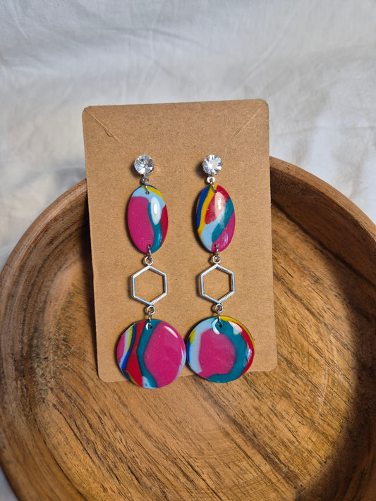 Boucle d'oreille 7,5cm