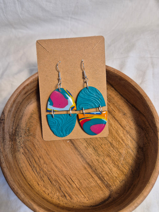 Boucle d'oreille 7cm