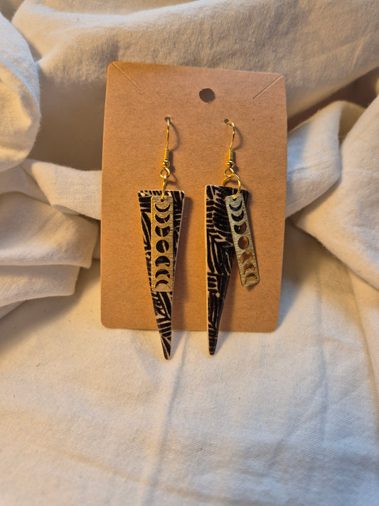 Boucle d'oreille 8cm