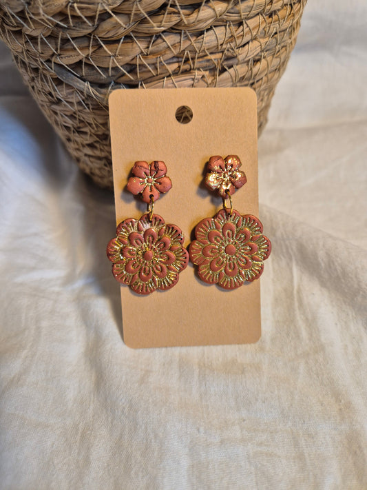 Boucle d'oreille 4,5cm