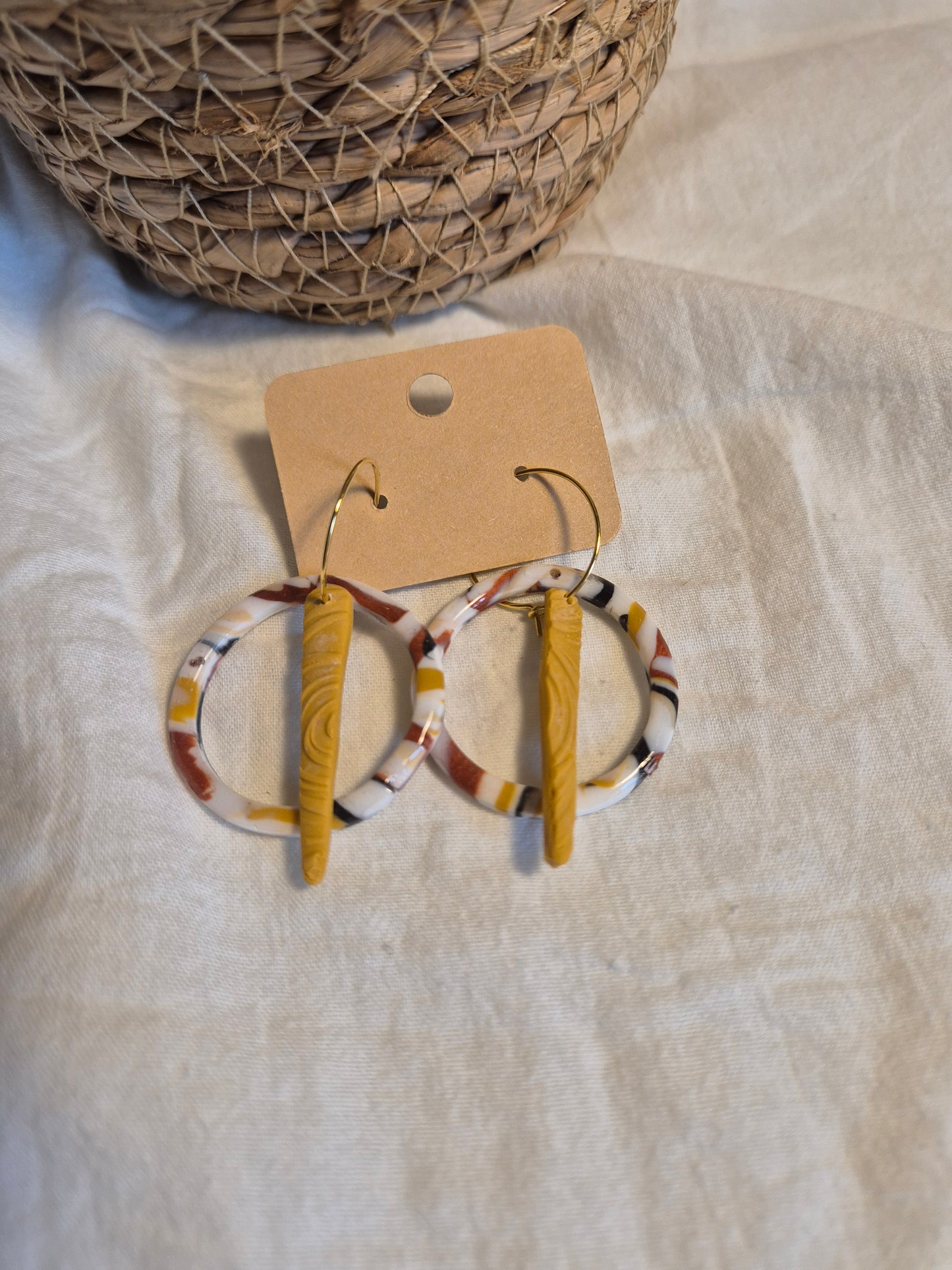 Boucle d'oreille 5cm