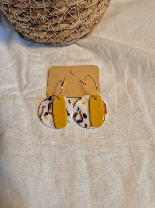 Boucle d'oreille 4,5cm