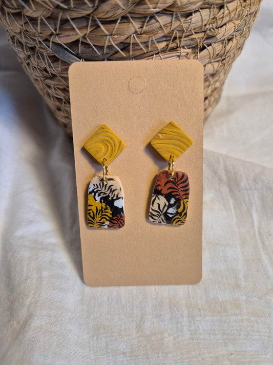 Boucle d'oreille 3,5cm