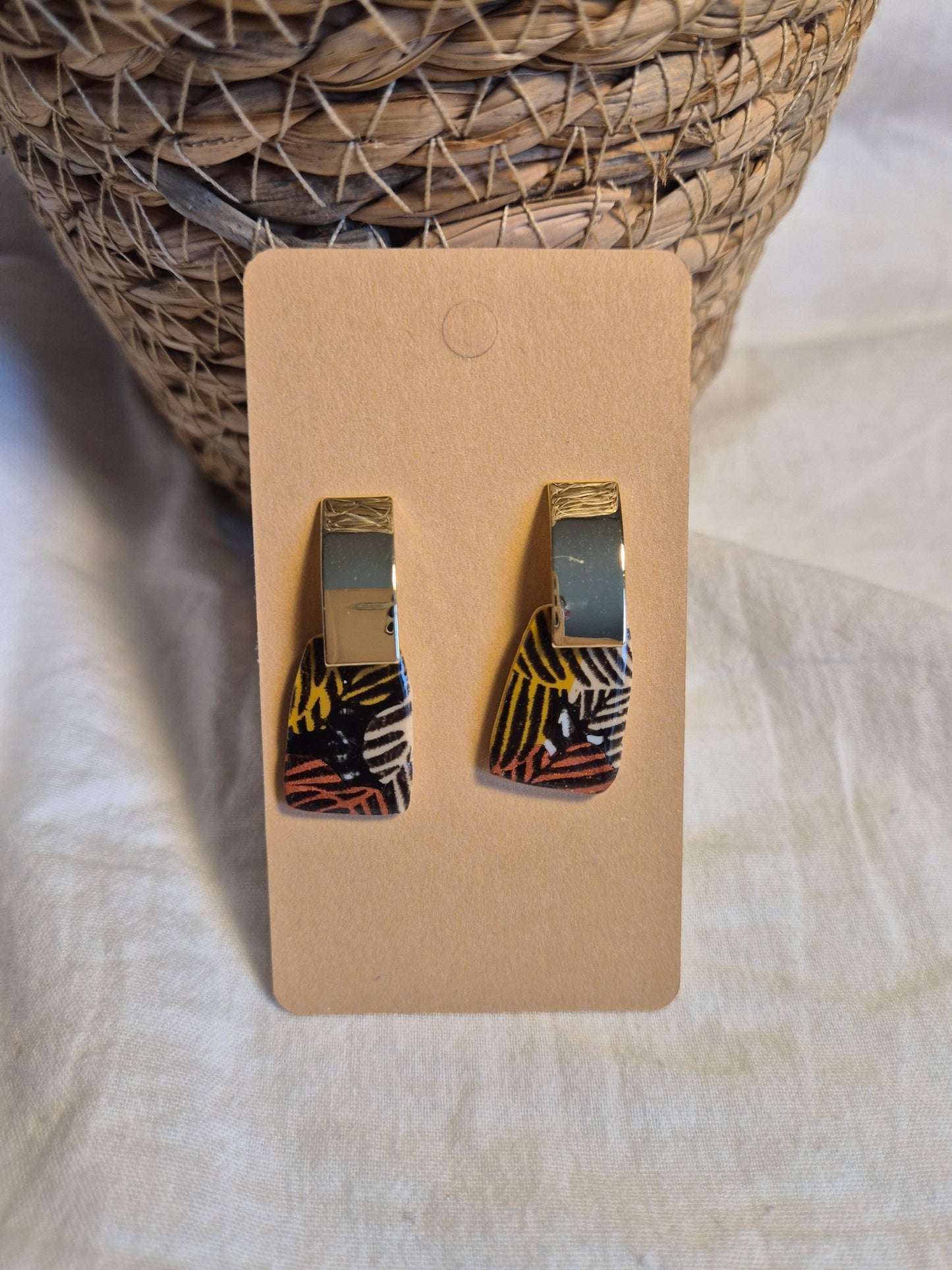 Boucle d'oreille 3,5cm