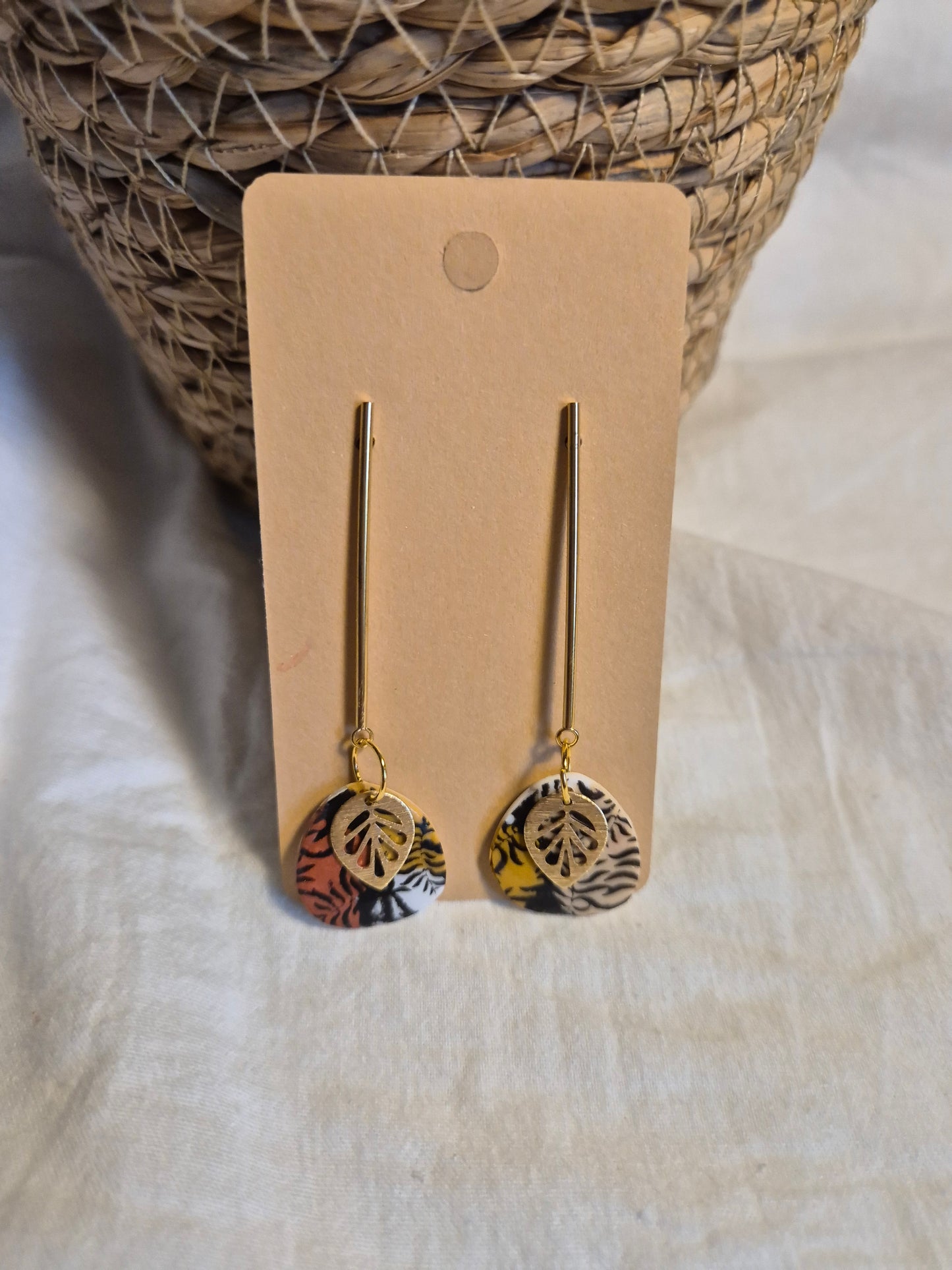 Boucle d'oreille 6,5cm