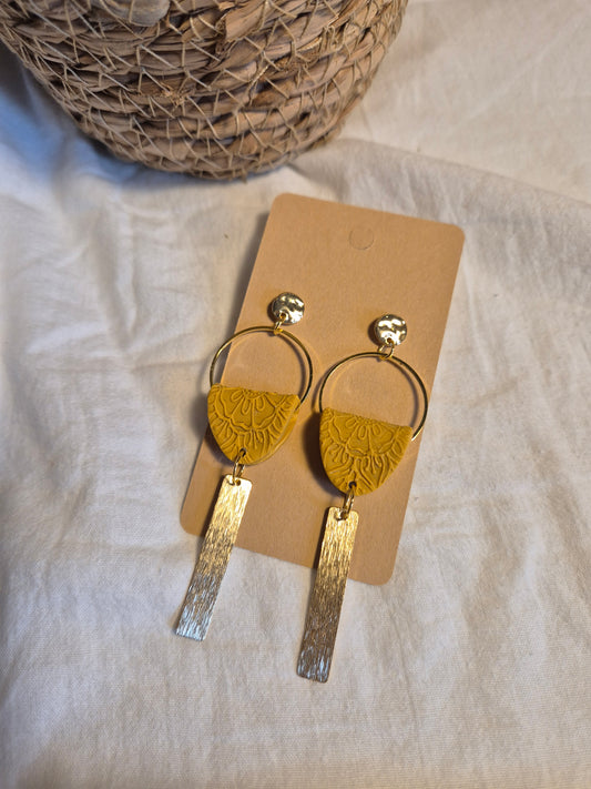 Boucle d'oreille 8cm