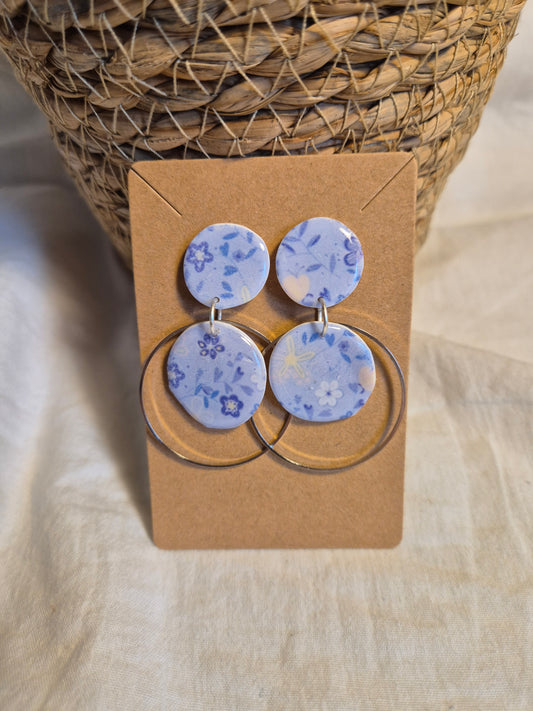 Boucle d'oreille 5,5cm