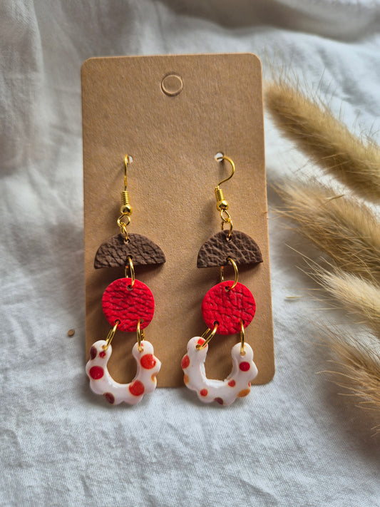 Boucle d'oreille 6,5cm