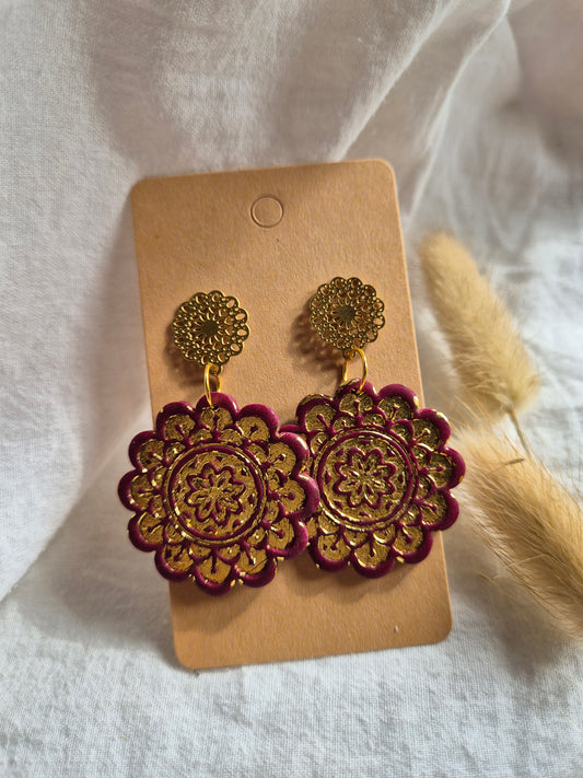 Boucle d'oreille 5,5cm