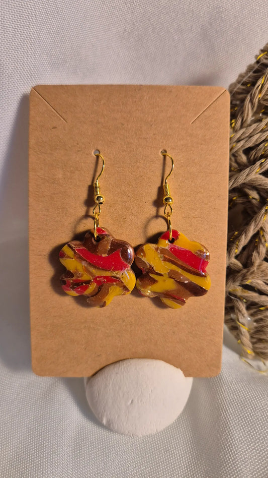 Boucle d'oreille 4,5cm