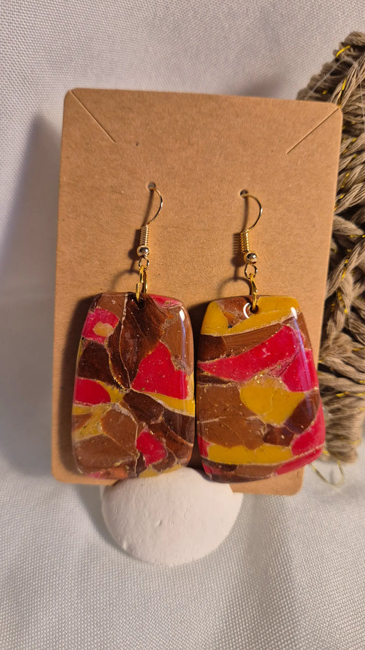 Boucle d'oreille 6,5cm