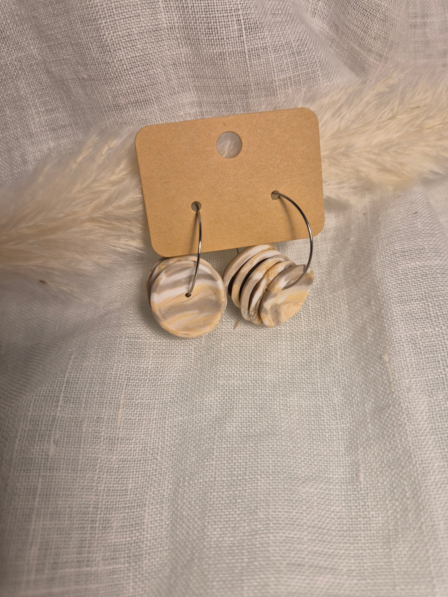 Boucle d'oreille 3,5cm