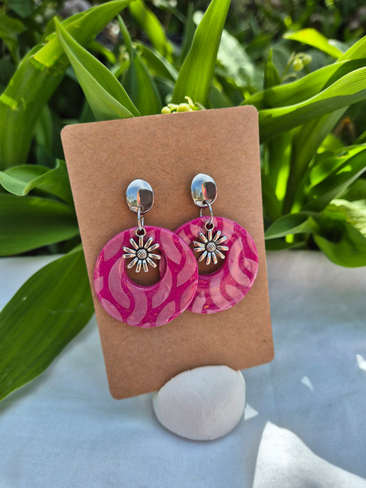 Boucle d'oreille 4,5cm