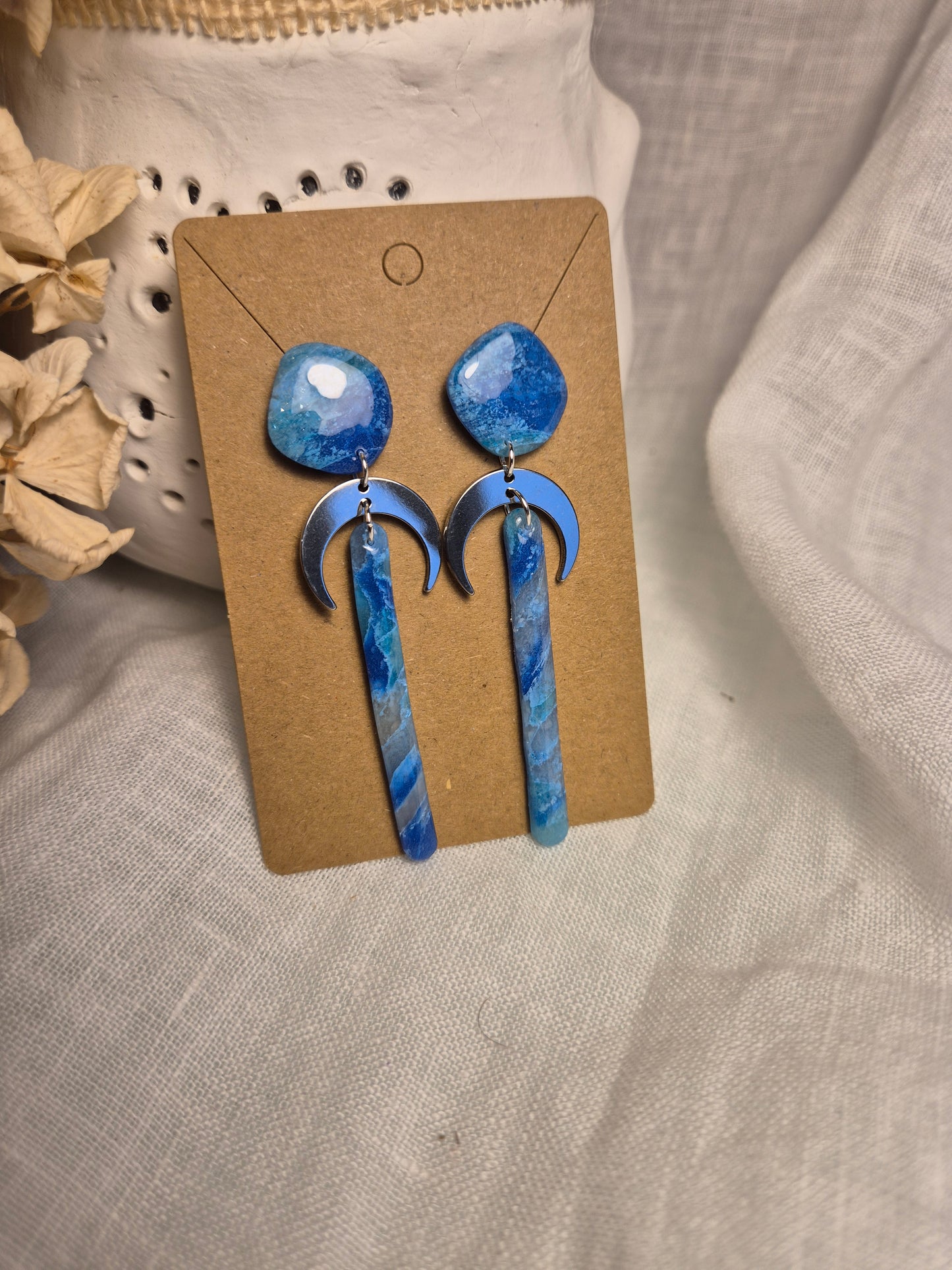 Boucle d'oreille 7,5cm