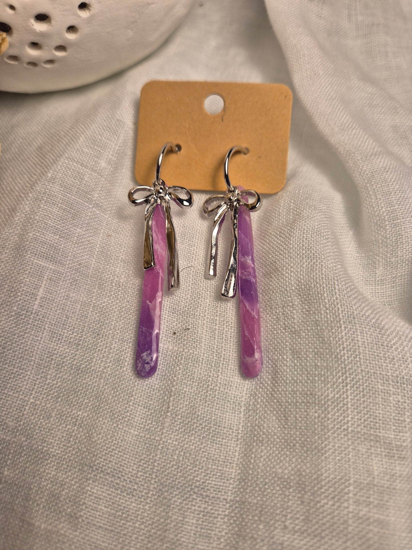 Boucle d'oreille 6,5cm