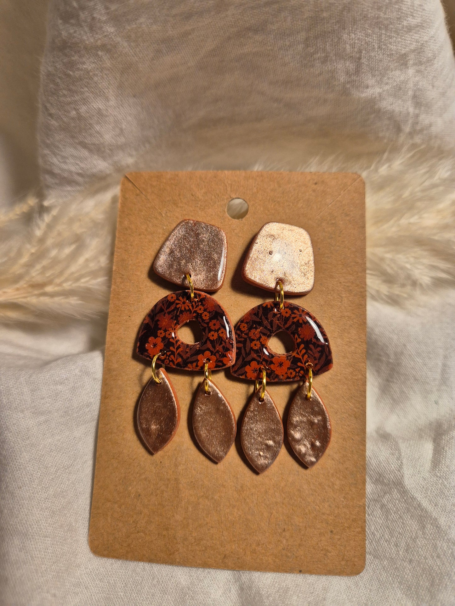 Boucle d'oreille 5,5cm