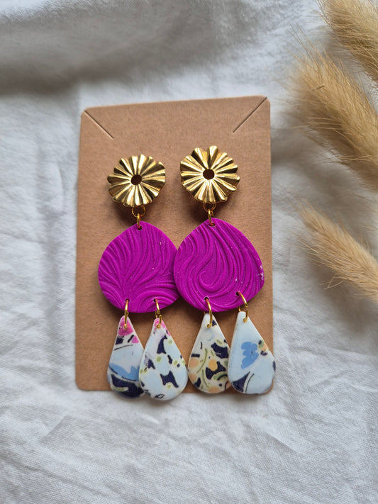 Boucle d'oreille 7,5cm