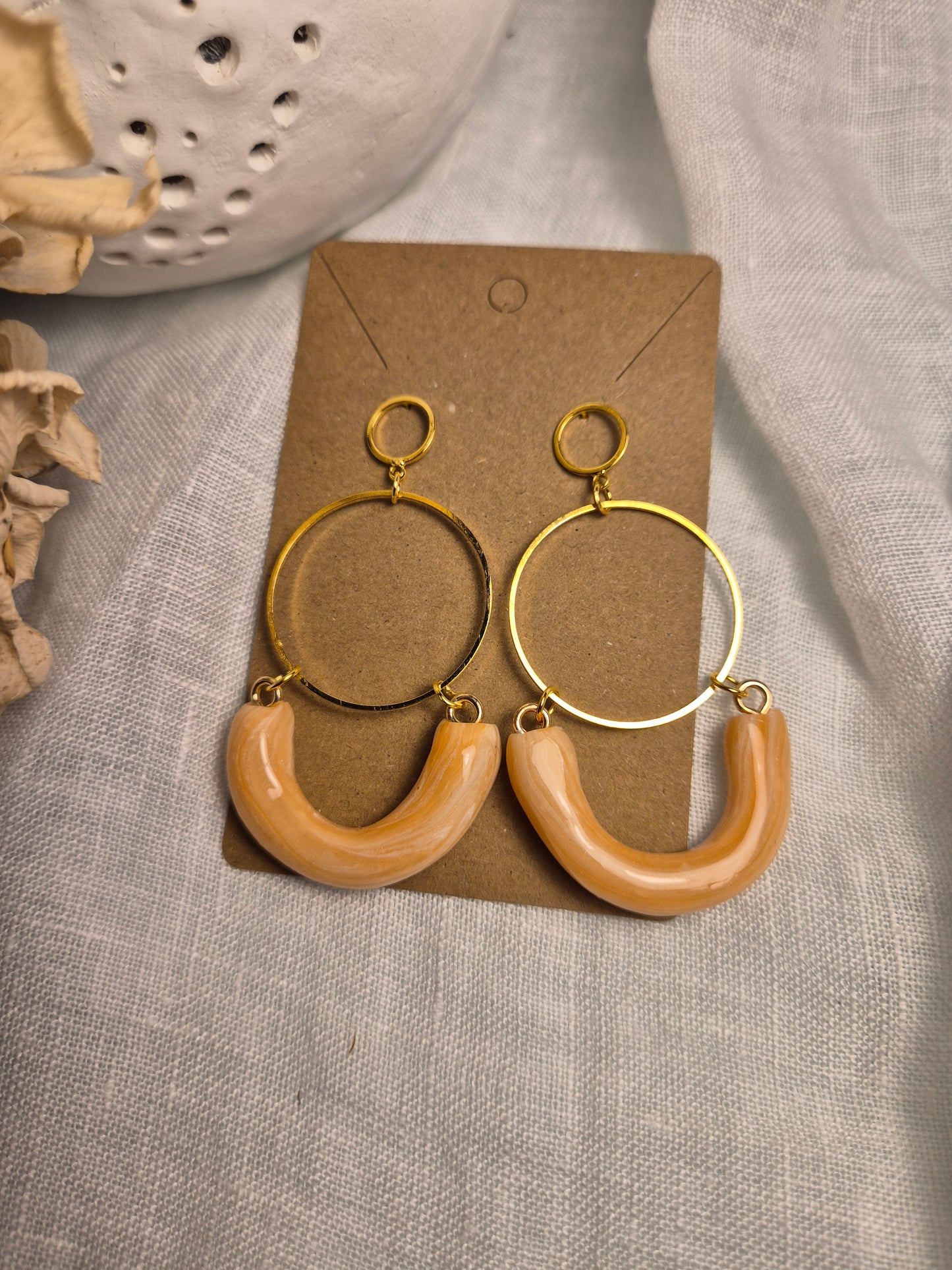 Boucle d'oreille 6cm