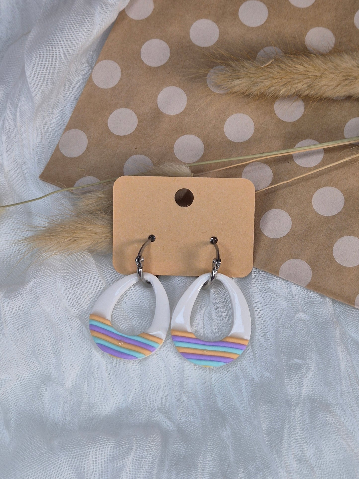 Boucle d'oreille 4cm