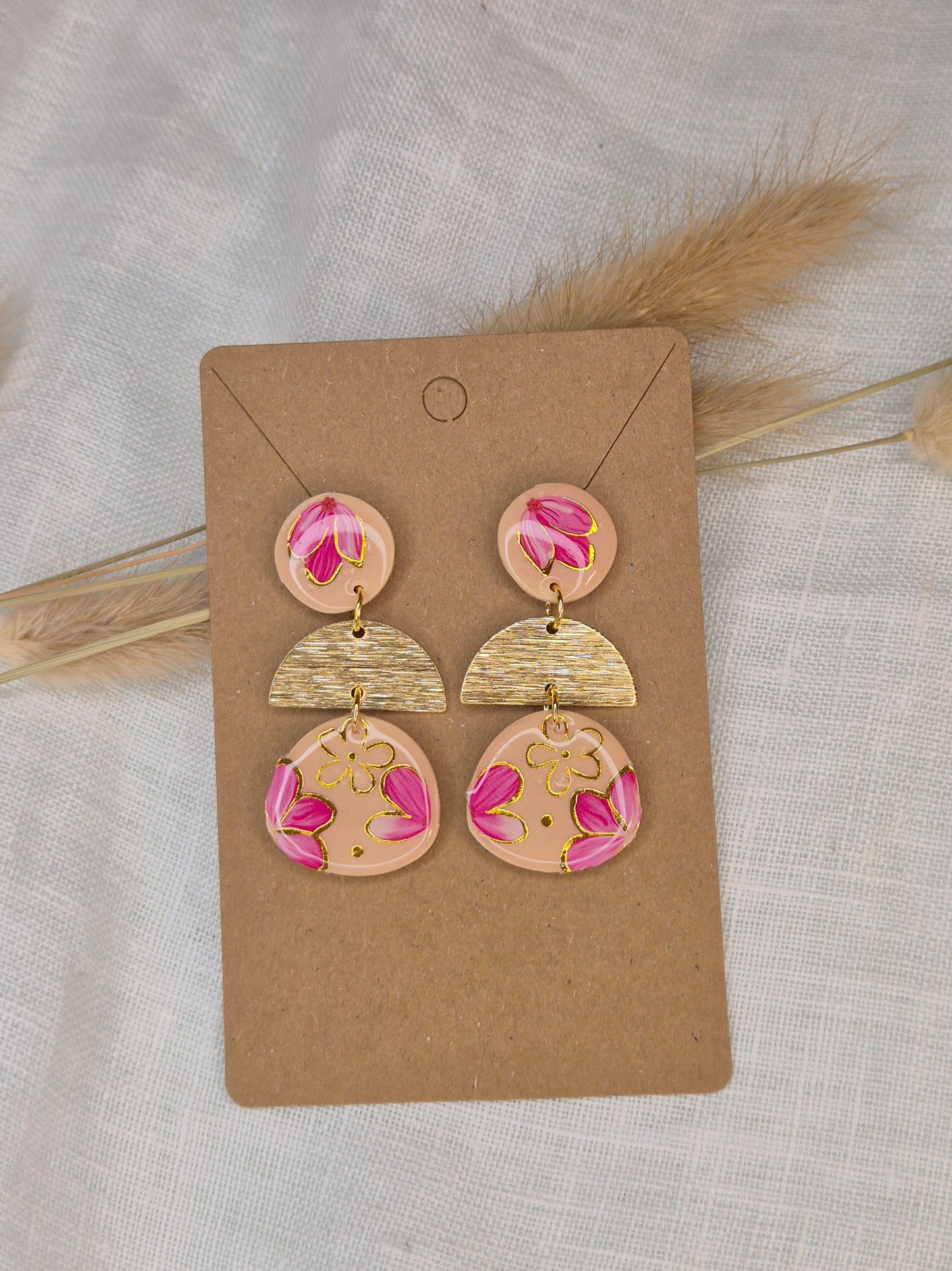 Boucle d'oreille 4,5cm