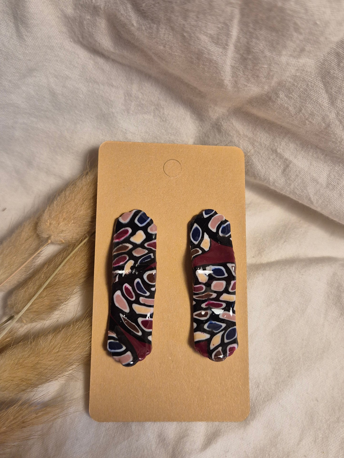 Boucle d'oreille 4,5cm