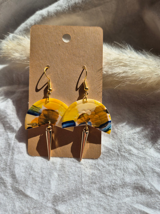 Boucle d'oreille 6cm