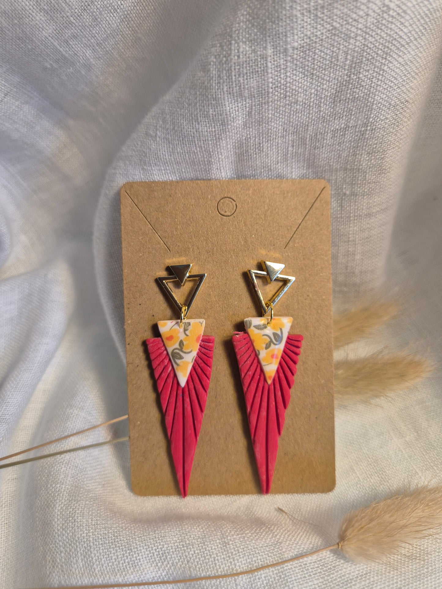 Boucle d'oreille 6,5cm