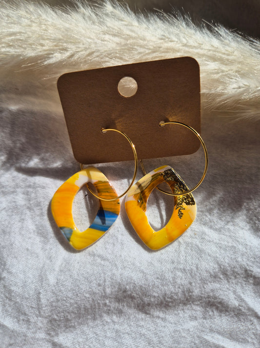 Boucle d'oreille 4,5cm