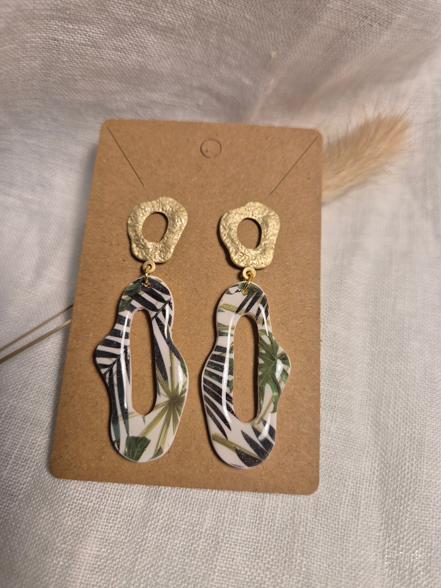 Boucle d'oreille 6cm