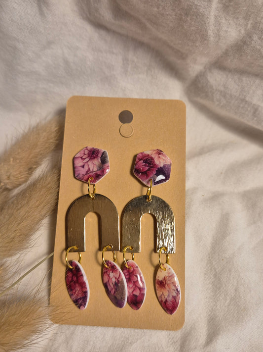 Boucle d'oreille 6cm