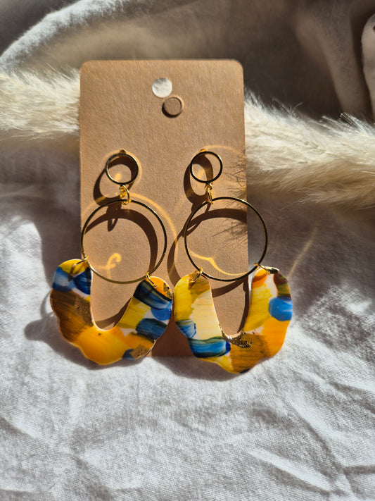 Boucle d'oreille 6,5cm