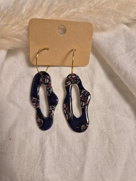 Boucle d'oreille 6cm