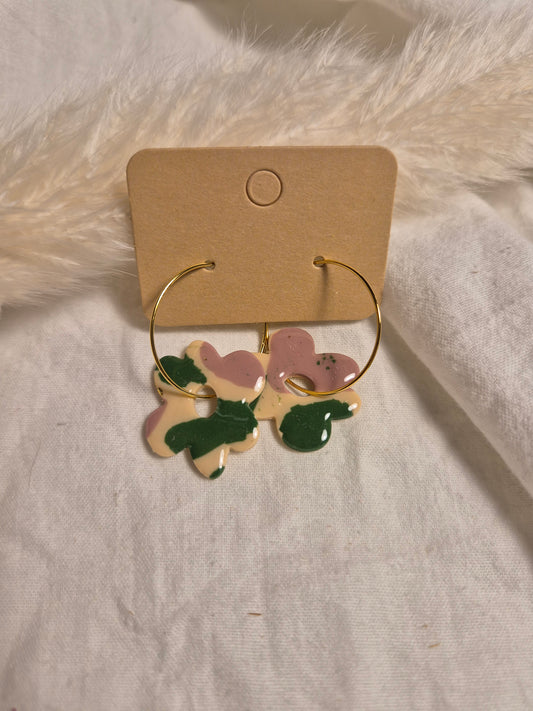 Boucle d'oreille 4cm