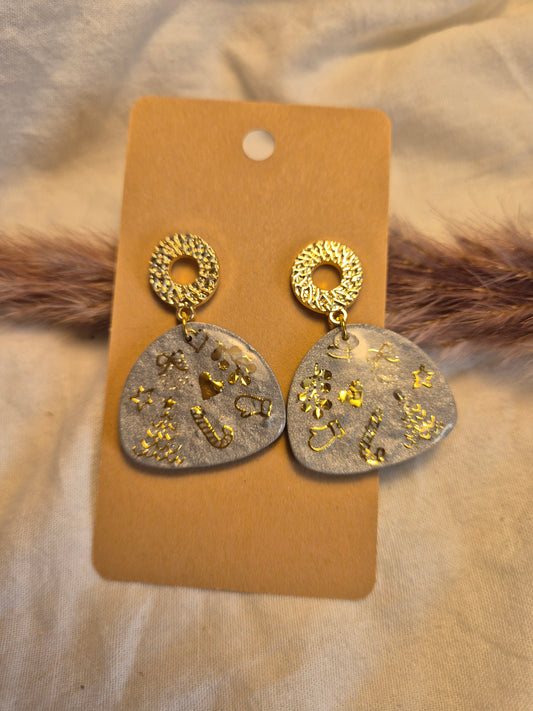 Boucle d'oreille 4cm