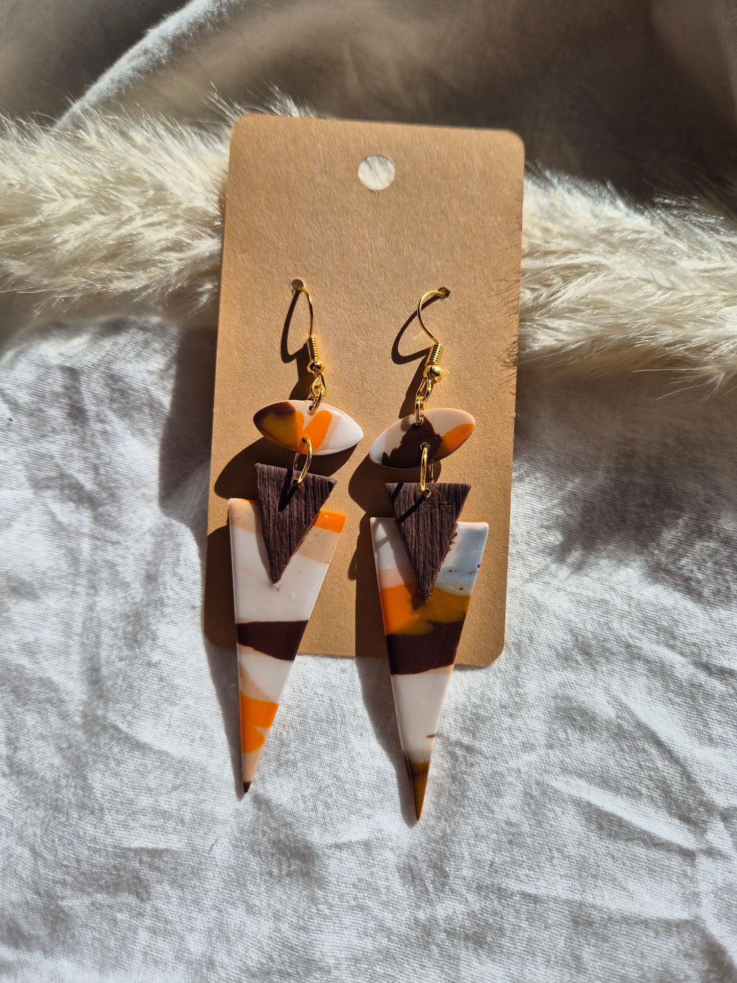 Boucle d'oreille 8cm