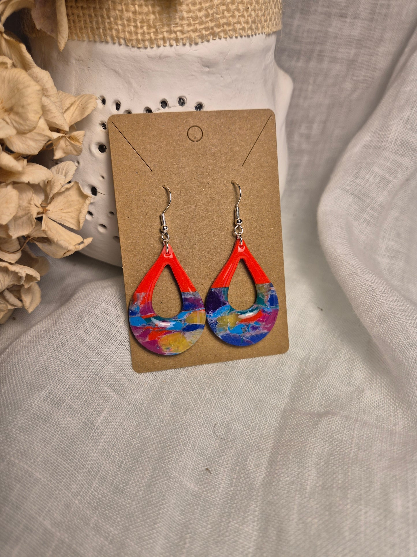 Boucle d'oreille 6cm