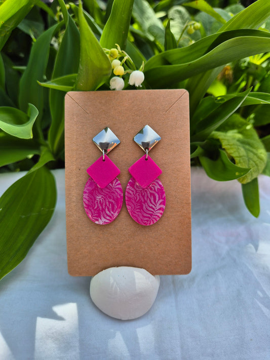 Boucle d'oreille 4,5 cm